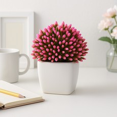 도토로 프리티플 다육이 조화 화분, 1개