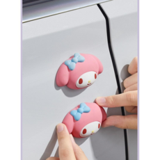 차량용 도어가드 문콕방지 2p, sanrio_마이멜로디_핑크, 1세트