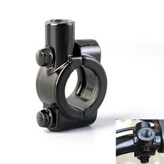 오토바이 백미러 마운트 브라켓 다용 홀더 10mm 2개입, 1세트