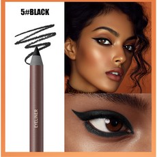 [아이라이너] 컬러 젤라이너 깎기 가능 방수 방한 번짐없음 부드러운 필기감 장시간 지속 매끄러운 아이라인 표현 데일리 아이메이크업, 2개, 05