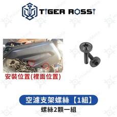 TIGER ROSSI 鈦合金螺絲, 1個, 16_空濾支架螺絲【1組】