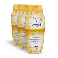 Vagisil 바지실 데일리 인티메이트 워시 화이트 자스민 354ml 3개 1세트, Vagisil 바지실 데일리 인티메이트 워시 화이트 자