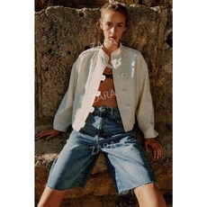 자라 여름 린넨 코드 버튼 재킷 ZARA