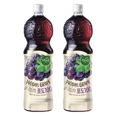 자연은 포도 주스, 1.5L, 2개