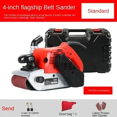 220V 플립 벨트 샌더 휴대용 미니 표면 목공 가구에 대한 작은 사포 기계 연마, 02 4inch SKU5