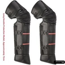 보온 유지 오토바이 무릎 패드 전기차 다리 보호대 울 방풍 겨울 필수 보호, 2. 긴 기장 이중 안전 72cm / A. 프리 사이즈, 1개