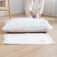 진공 압축 보관 백 여행용 의류 이불 면 공기 배출 정리 소재, 1개, 1개입