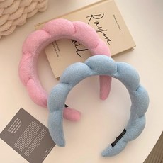 큐르비 퓨어코튼 리프레쉬 러블리 세안밴드 세트, 2종세트, 1개