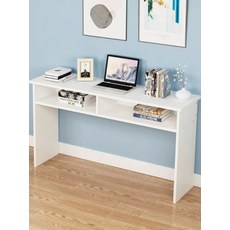 침대옆 협탁 틈새테이블 슬림 원목 사이드 긴책상 우드 카페 창가 좁은공간, 1개, 화이트 60x20x74cm