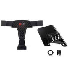 LHD Ford Fiesta 2008-2016 용 자동차 액세서리 중력 휴대폰 거치대 에어 벤트 마운트 모바일 스탠드 대시, 02 Carbon Fiber Black