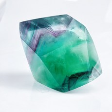 藍56 螢石 山形千層 羽毛螢石 綠螢石 紫螢石 帶彩虹光, 1個