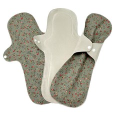 수미인 자연 면 생리대 중형 속옷 자국없는 숨쉬는 방수 답답하지 않는 생리대 오가닉흡수체 인체건강 무해 순수한 면생리대, 1개, 3개입