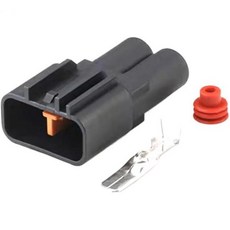 화바오 1510 세트 2핀 자동차 방수 커넥터 플러그 63 고전력 전류 QLWA2MB QLWA2FB수컷 암컷 10세트, 10 세트, 남성