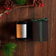 香氛蠟燭 香薰蠟燭 芳香蠟燭 精油蠟燭 新年香薰蠟燭 臥室香氛 浪漫禮物禮盒, 玫瑰烏木-高端木質香,聖誕限定