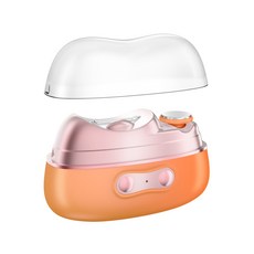 Cooyee M8 兒童成人四合一電動指甲剪，安全修剪，低噪音，指甲拋光，全家適用, 澄色, 1個