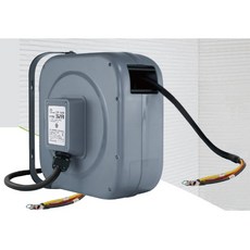 買工具 自動伸縮電源延長線 電源輪座捲揚器 大電流工業用 台灣製造, 1個, 220V*32A*5M, 黑色或灰色, 5m