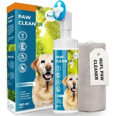 강아지 발 클리너 폼 강아지와 고양이 위 노린스 세척기 150ml 5온스, 강아지 발 클리너 폼 강아지와 고양이 노린스 세척기 1, 1개