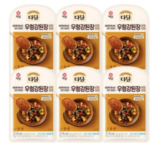 다담 우렁강된장비빔양념, 140g, 6개