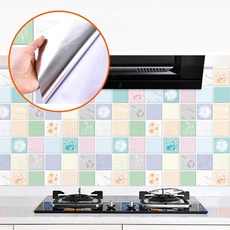 욕실 개수대 타일 화장실 시트지 싱크대 포인트지 조리대 부엌 83086pc 1(ea), 네이처