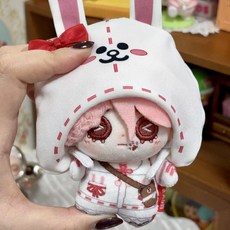 제5인격 곤충학자 코니 토끼 아이돌 멜리 솜인형옷 가능 10cm 모자 인형 탈부착 솜인형 솜깅이, 곤충학자 코니 래빗