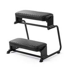 우림 수유발판 각도조절 2단 발받침대 다리받침대 사무실, 블랙