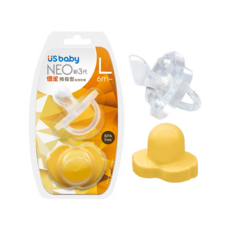üs baby NEO 新3代拇指型安撫奶嘴 L (6m ), 2, 1個