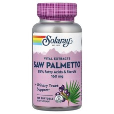 Solaray Saw Palmetto Berry 솔라레이 쏘팔메토 160mg 120정, 1개