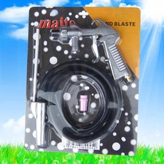 진심글로벌 샌딩건 분사기 핸드건 에어조절기 고압, 밍 철, 기본 색상