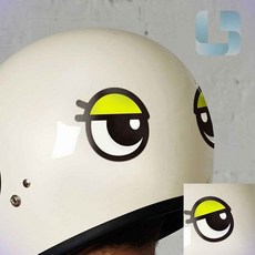 리버썸 왕눈 반사 차량 바이크 스티커 눈모양스티커 눈스티커