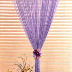 커튼몰 고급실커튼 가로 3미터 샤이니 실커튼, 퍼플