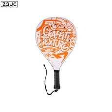 Z3JC 新款板式網球拍套裝ABS材質戶外運動青少年體育課訓練拍子, 1個, 白橙單拍