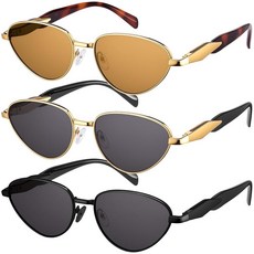 JATEBI 캣아이 선글라스 여성용 레트로 타원형 선글라스 여성용 선글라스 편광 자외선 차단