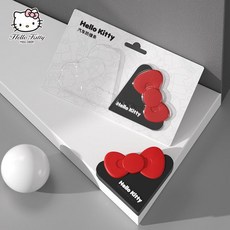 2P 헬로키티 자동차 모서리 보호 도어가드, 1세트, 블랙