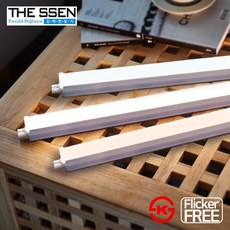 더쎈 LED T5 에코 간접조명 간접등 1200mm 18W 슬림 일자등 플리커프리, 전주백색, 1개