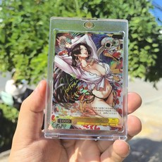 日版WS簽名黑白雙翼海賊王女帝波雅漢庫剋卡牌，限定燙金複刻DIY收藏藝術品, 1個, 女帝單張精品複刻