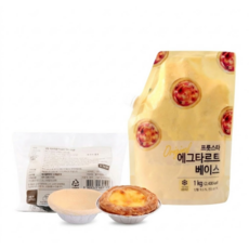 딜라잇가든 에그 타르트 쉘(18개입) + 에그필링1kg, 단품, 1세트