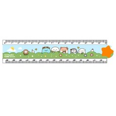 모닝글로리 캐릭터 겹자 30cm 랜덤, 1개-그린