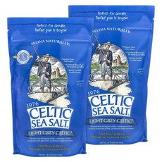 셀틱 씨 솔트 라이트 그레이 셀틱 필수 미네랄 블렌드 454g Celtic 켈트족 소금 x 2개