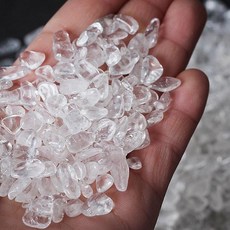 백수정 자갈 50g 수정원석 정화용 투명 크리스탈 자갈, 4-백수정-대형, 4-백수정-대형, 4-백수정-대형