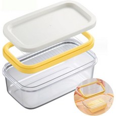 버터 슬라이서 커터 스테인리스 스틸 스틱 용기 냉장고 4온스 2개 쉽게 자를 수 있습니다, 1개