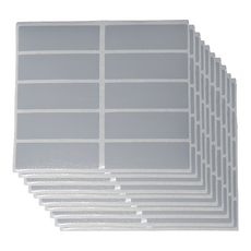 100pcs 플래그잇 실버 스크래치 필름 스크래치 카드 코팅, 100피스