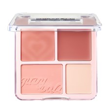 JUDYDOLL橘朵腮紅高光盤, 奶杏蜜瓜, 1個