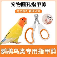 寵物鳥類指甲剪套裝 指甲刀修剪指甲鉗磨甲器, 1個, 寵物圓孔指甲剪 配銼刀