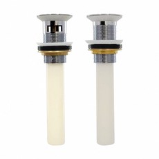 蝴蝶衛浴 歐規按壓落水頭, 1個, 有溢-24CM-塑膠管