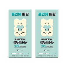 품안에 배란 테스트기 플러스 얼리 체크 배테기, 2개, 10개입