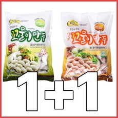 아하식품 꼬물이만두 1+1 김치만두+고기만두 쫄깃한 감자피 업소 마라탕 사리용, 1개, 1.35kg