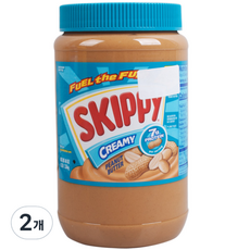 스키피 크리미 땅콩버터, 1.36kg, 2개