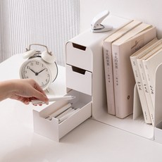 Shipshape 다용도 서랍장 책장 사무실 서류 수납장, 화이트