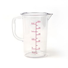 쿠킹플러스 PC 계량컵, 혼합색상, 500ml, 1개