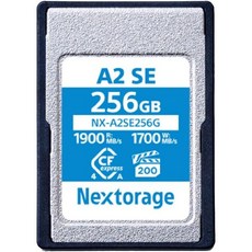 넥스토리지 일본 제조사 CFexpress 4.0 타입 A 512GB 메모리 카드 VPG200 최대 읽기 속도 1900MBs 쓰기 1700MBs NX-A2SE512G